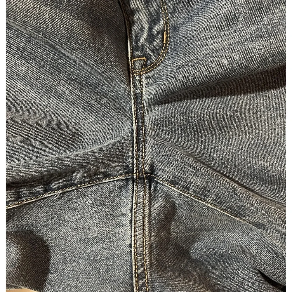 Seven7 Jeans Womens Size 14 Blue Medium Wash Classic Fit‎ Straight Leg Denim
